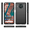Pikkukuva 2 / 2: Carbon Flex Suojakotelo Nokia X10 / X20 - Musta Black