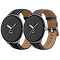 Miniatyrbild 3 av 4: Google Pixel Watch klockarmband i äkta läder - Blå Blå