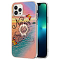 Miniatyrbillede 1 af 2: Marble design iPhone 14 Pro cover - Hold Aldrig Op Med At Drømme Multicolor