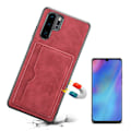 Pikkukuva 1 / 2: Huawei P30 Pro nahkapäällysteinen kotelo - Punainen Red