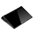 Pikkukuva 2 / 2: Huawei MediaPad T5 tablettiin taivutettava synteetti nahkainen suojaava kuori - Musta Black