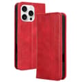 Pikkukuva 1 / 2: Bofink Vintage iPhone 16 Pro Max nahkakotelo - Punainen Red