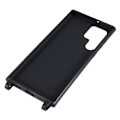Miniatyrbillede 3 af 5: Tyndt TPU-etui med mat finish og justerbar strop til Samsung Galaxy S22 Ultra - Sort Black