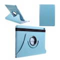 Miniatyrbillede 1 af 2: Huawei MediaPad M3 Lite 10.1 Læder etui med roterende stand - Babyblå Blue