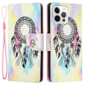 Miniatyrbillede 1 af 6: Wonderland iPhone 14 Pro Max flip etui - Drømmefanger Multicolor