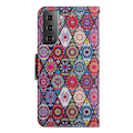 Miniatyrbillede 2 af 2: Wonderland Samsung Galaxy S23 Flip Etui - Kaleidoscope Multicolor