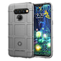 Miniatyrbild 1 av 2: Rugged Shield LG V50 ThinQ skal - Silver/Grå Silvergrå