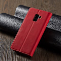 Miniatyrbillede 2 af 2: FORWENW Samsung Galaxy A8 (2018) læder flip etui - Rød Red