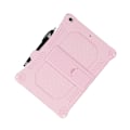Miniatyrbild 2 av 2: iPad 10.2 (2019) / Air (2019) flipfodral i läder med fast tema - Rosa Rosa