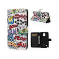 Miniatyrbild 1 av 2: Moberg (Bam Boom) Samsung Galaxy Note 4 Läder Flip Fodral multifärg