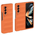 Miniatyrbild 1 av 6: Mjukt greppformat Samsung Galaxy Z Fold3 5G skal - Orange Orange