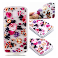 Miniatyrbild 1 av 2: Nokia 1 mobilskal skyddande TPU material mönster - Färgglada blommor Grön