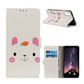 Miniatyrbillede 1 af 2: Samsung Galaxy A70 mønstret lædercover - sødt dyr Multicolor