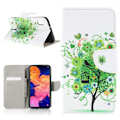Miniatyrbillede 1 af 2: Wonderland Samsung Galaxy A10 etui - Grønt Blomster Træ Green