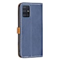 Pikkukuva 2 / 2: BINFEN kaksivärinen nahkakotelo Samsung Galaxy A51 - Sininen Blue