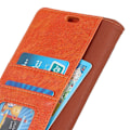 Pikkukuva 2 / 2: Samsung Galaxy S10 Plus teksturoitu haljasnahkainen Suojakotelo - Oranssi Orange