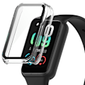 Miniatyrbillede 1 af 3: Amazfit Band 7 beskyttelsescover med hærdet glas - Transparent Transparent