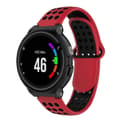 Pikkukuva 1 / 2: Garmin Forerunner kaksivärinen silikoni kellon ranneke - Punainen / Musta Multicolor