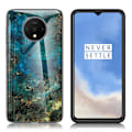 Miniatyrbild 1 av 2: Fantasy Marmor OnePlus 7T skal - Smaragd Grön