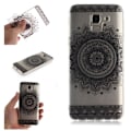 Miniatyrbillede 1 af 2: Samsung Galaxy J6 (2018) mobiletui i silikone med kvalitets farver - Sort mandala Black