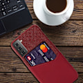 Pikkukuva 2 / 2: Bofink Samsung Galaxy S21 -korttisuoja - punainen Red