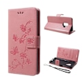 Miniatyrbild 1 av 2: Butterfly läder Samsung Galaxy S9 fodral - Rosa Rosa