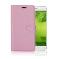 Miniatyrbillede 1 af 2: Huawei P10 beskyttende læder etui - Lyserød Pink