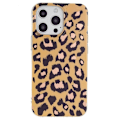 Miniatyrbild 1 av 2: Marmormotiv iPhone 14 Pro skal - Leopard Gul