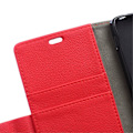 Pikkukuva 2 / 2: Acer Liquid Z630 Litsi Pintainen Nahkakotelo Lompakko - Punainen Red