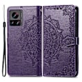 Miniatyrbillede 1 af 2: Mandala Motorola Edge 30 Ultra / X30 Pro Flip Etui - Lilla Purple