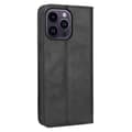 Miniatyrbilde 2 av 2: Bofink Vintage iPhone 15 Pro Max Læretui - Svart Black
