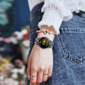 Miniatyrbild 2 av 6: Google Pixel Watch elastiskt klockarmband i flätad stil - Flerfärgad multifärg