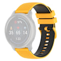 Miniatyrbillede 1 af 2: 20 mm silikone-urrem til Garmin-ur - Gul / Sort Yellow