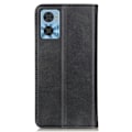 Miniatyrbillede 2 af 2: Flip Etui med Pung i Ægte Læder til Motorola Moto E22i / E22 - Sort Black