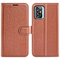 Pikkukuva 1 / 2: Classic ZTE Blade A72 Läppäkotelo - Ruskea Brown