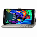 Pikkukuva 2 / 2: Mandala LG K20 (2019) Flip kotelot - Harmaa Silver grey