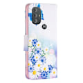 Pikkukuva 2 / 2: Wonderland Motorola Moto G Power (2022) flip kuoret - Perhonen Ja Kukkia Multicolor