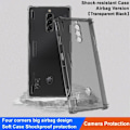 Miniatyrbillede 6 af 6: To-farvet ZTE nubia Red Magic 8 Pro / ZTE nubia Red Magic 8 Pro Plus læderetui - Gennemsigtig Sort Black