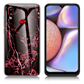 Pikkukuva 1 / 2: Fantasy Marble Samsung Galaxy A10s kuoret - Punainen Red