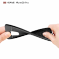 Miniatyrbillede 2 af 2: Huawei Mate 20 Pro beskyttelsesetui i silikone med Litchi tekstur - Sort Black