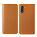Miniatyrbillede 2 af 2: VRS Design ægte læder Stand for Galaxy Note 10 - Brun Brown