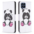 Miniatyrbillede 1 af 2: Wonderland Samsung Galaxy M53 5G flip etui - Panda White