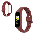 Miniatyrbillede 1 af 2: Samsung Gear Fit2 silikone frame - vinrød Red