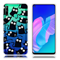 Pikkukuva 1 / 2: Deco Huawei P40 Lite E kuoret - Musta kissa Multicolor
