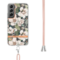 Miniatyrbillede 4 af 5: Slim og Holdbart Blødtcover med Snor til Samsung Galaxy S23 Plus - Hc001 Green Gardenia Green