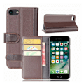 Pikkukuva 1 / 2: iPhone 7 / 8 uniikki nahkakotelo - Ruskea Brown