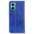 Miniatyrbild 2 av 2: Äkta läder Xiaomi Redmi Note 11E / Xiaomi Redmi 10 fodral med magnetisk stängning Blå
