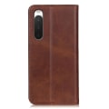 Miniatyrbillede 2 af 6: Flip Etui med Pung i Ægte Læder til Sony Xperia 10 V - Kaffe Brown