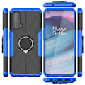 Miniatyrbild 2 av 2: Kickstand-skydd med magnetiskt ark för OnePlus Nord CE 5G - Blå Blå
