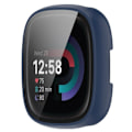 Pikkukuva 6 / 6: Fitbit Sense 2 / Versa 4 suojus karkaistulla lasilla - Keskiyön Sininen Blue